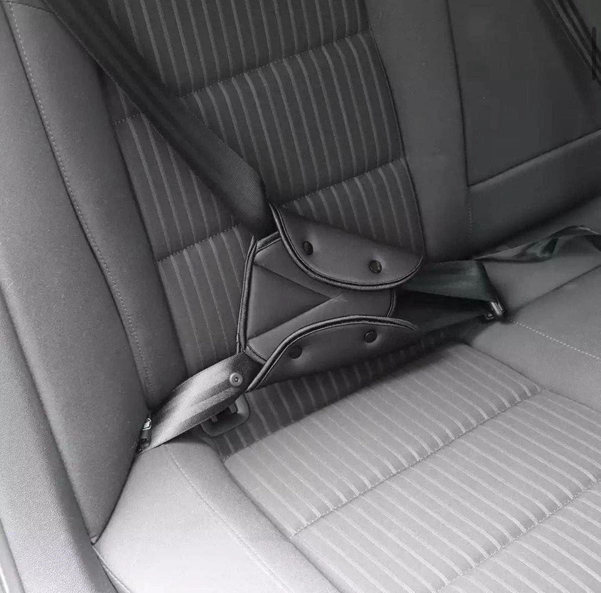 Merkloos Auto Gordel Beschermer - Gordelhoes - Autogordel Bescherming - Gordelbeschermer - Nekbeschermer Kind - Gordelbeschermhoes - Nekkussen / Neksteun - Afbeelding 2