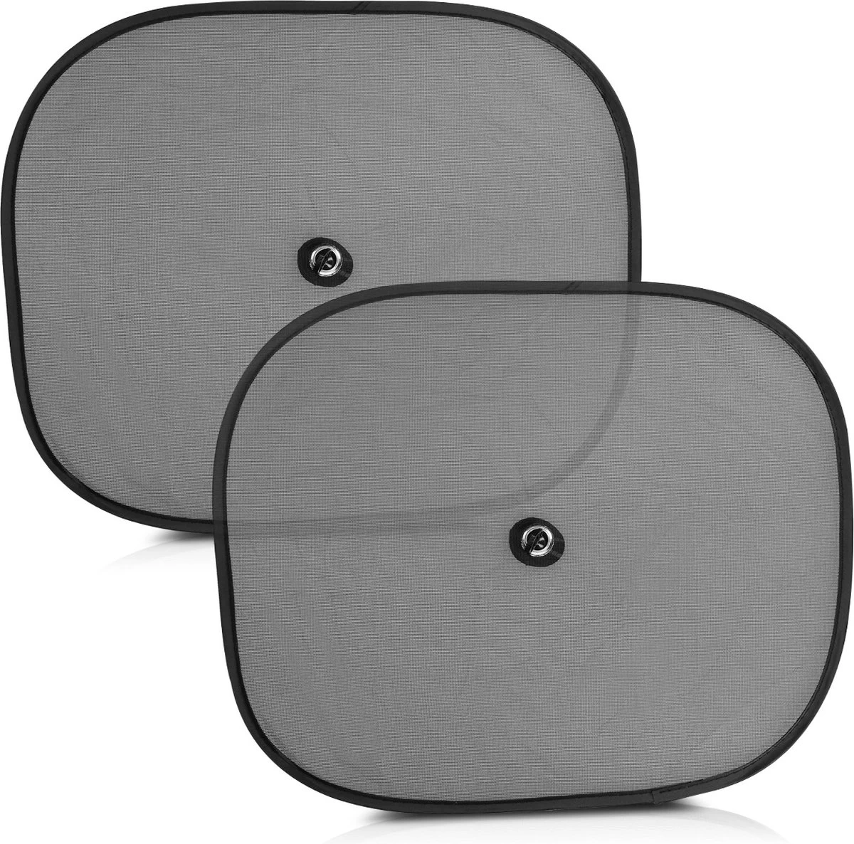 Navaris 2x Auto Zijruit Zonwering - 44 X 36 Cm Zonnescherm Set Voor Bescherming Van Baby, Kinderen - Voor Zijruit En Achterbank - Afbeelding 3