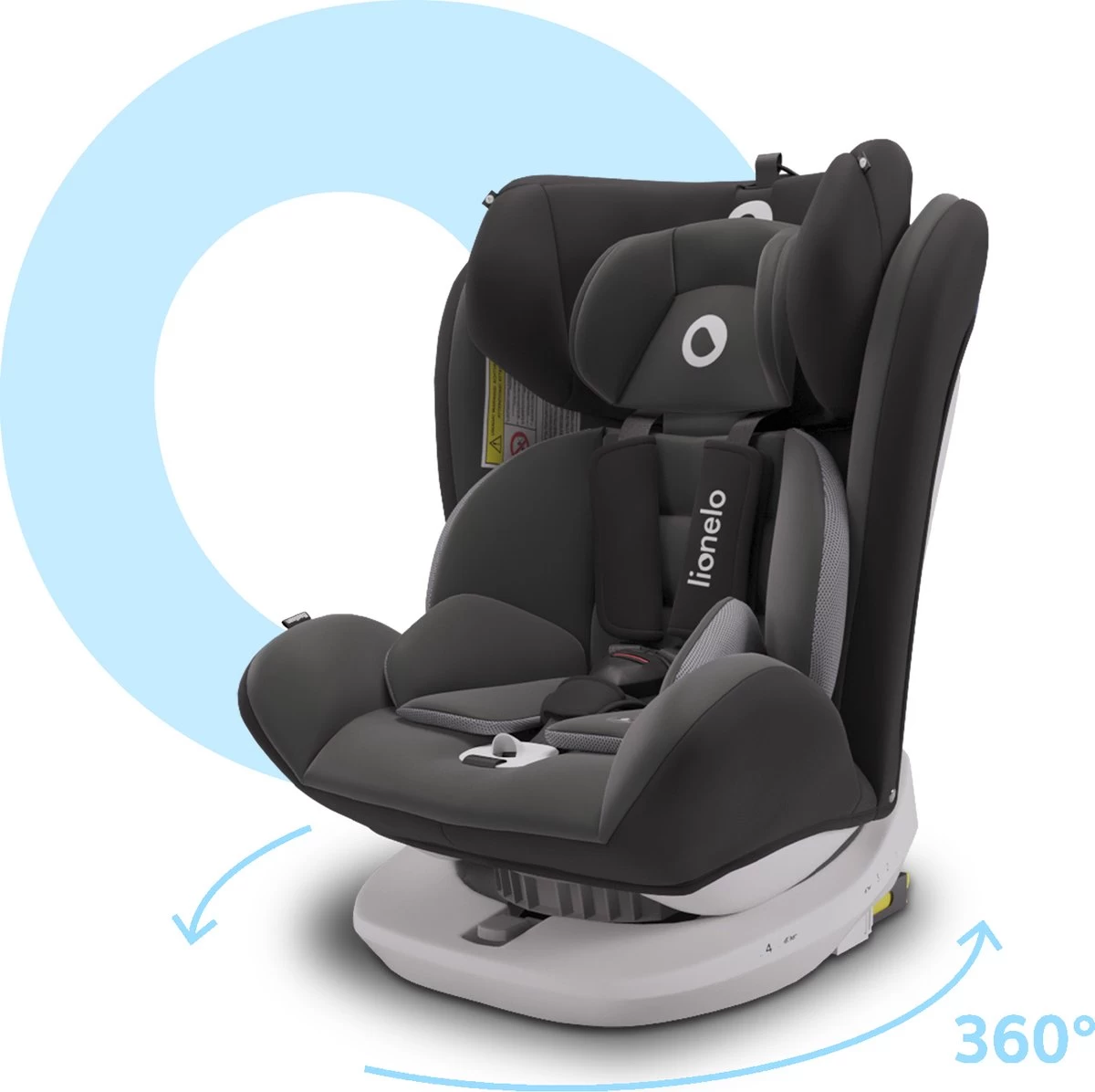Lionelo Bastiaan - Autostoel - Roteerbaar - 0-36kg - 360° Draaibaar - Afbeelding 3