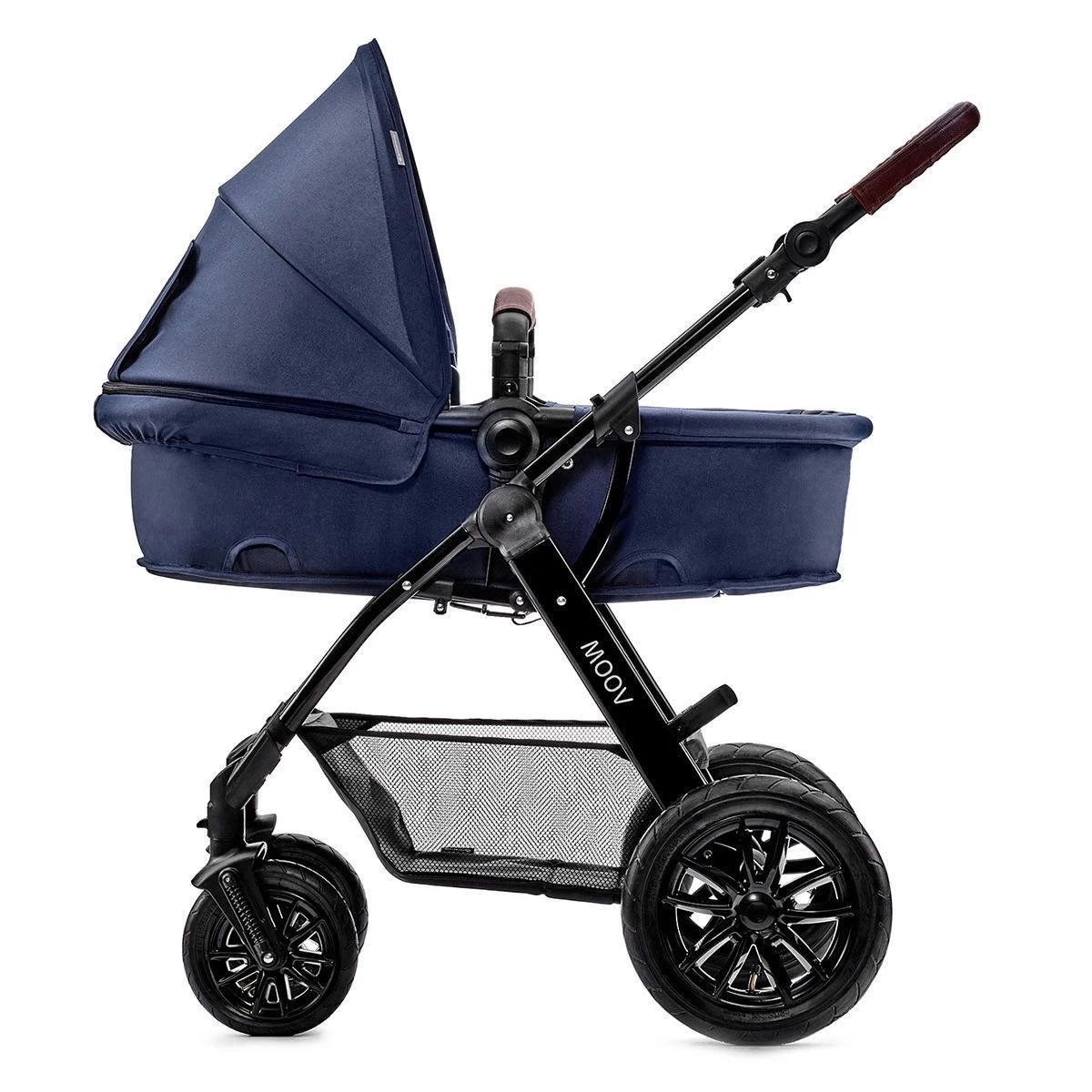 Kinderkraft Moov 3 In 1 Kinderwagen - Inclusief Autostoel - Navy - Afbeelding 3