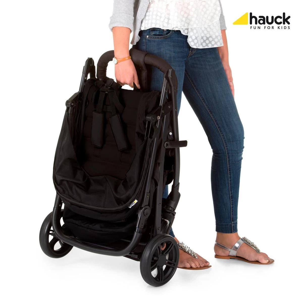 Hauck Rapid 4 Kinderwagen - Zwart Zilver - Afbeelding 6
