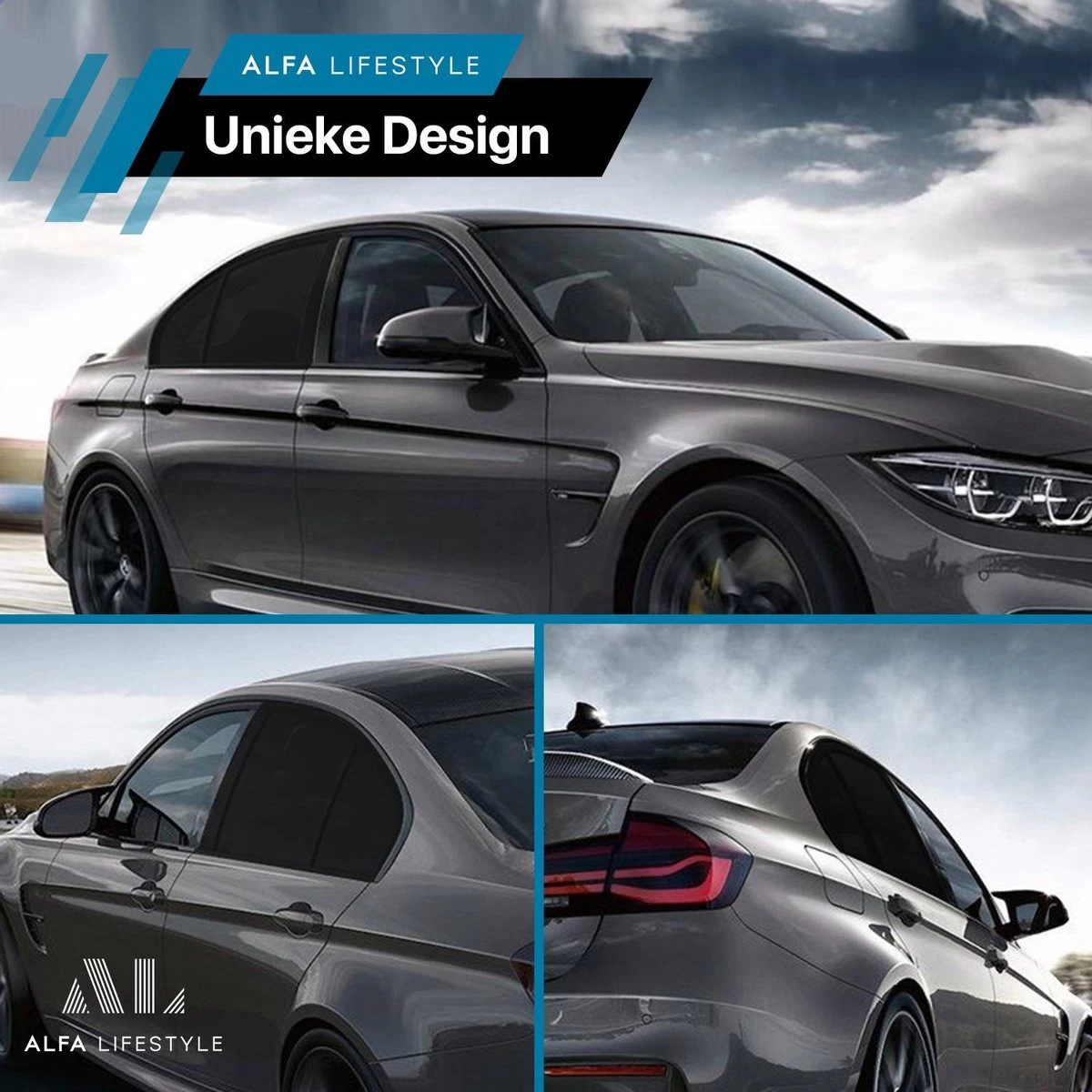 ALFA LIFESTYLE® Luxe Zonneschermen Auto - SHADE PRO V1 - UV Protectie Bescherming - 2 Stuks - Afbeelding 7