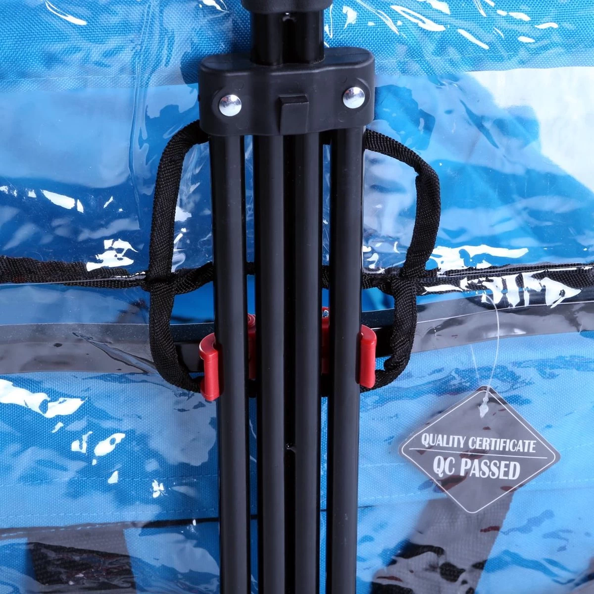 FUXTEC Regenhoes Transparant Voor Bolderkar CT500 - Afbeelding 6