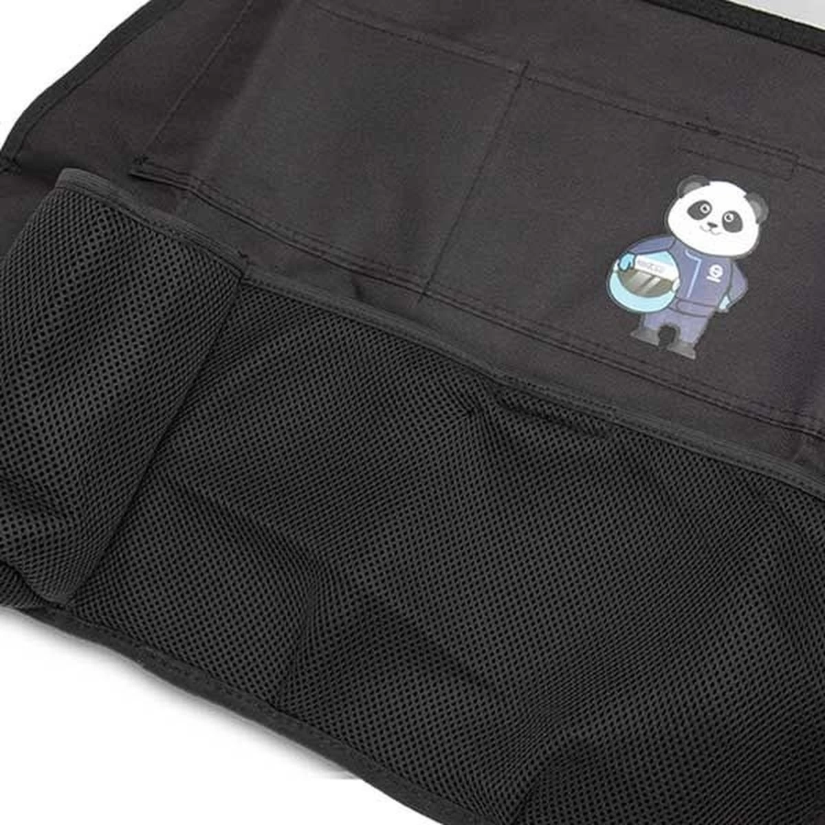 Sparco Autostoel Organizer Met Tablet Vak Of TV Scherm - Zwart - Afbeelding 3