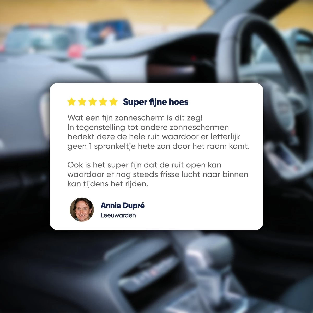 Lifestyle Living Zonnescherm – Overtrek Voor Auto Zijruit - Zonwering Voor Baby En Kind – Zonder Zuignappen – Incl. Hoes – MAX 112 X 51CM - Afbeelding 2