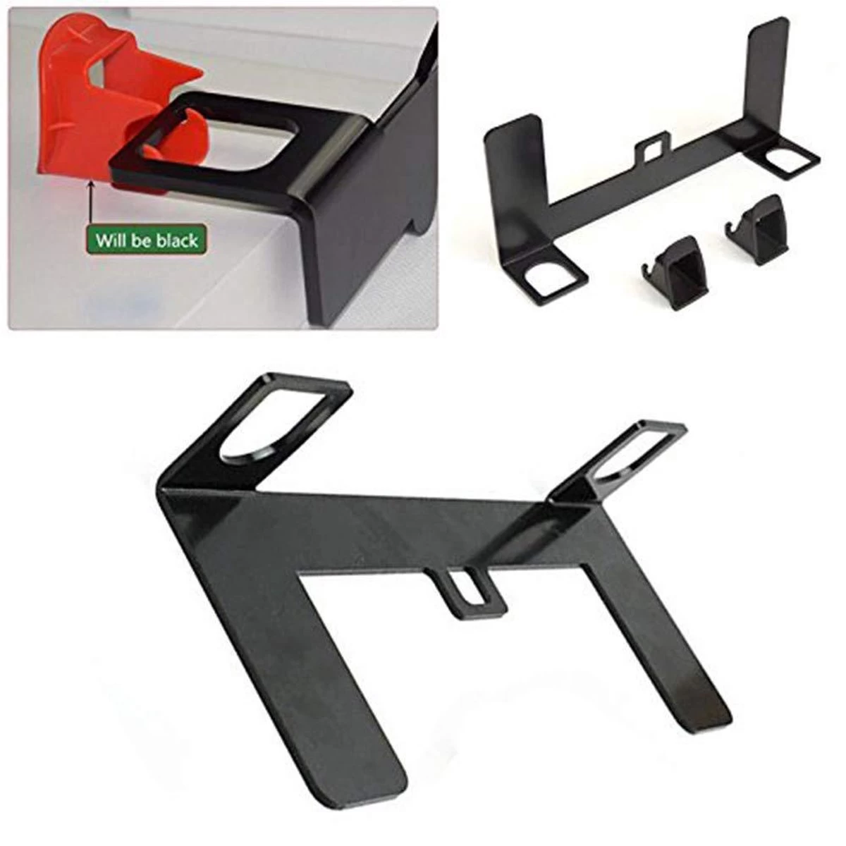 Merkloos ISOFIX - Interface - Kinderzitje - Installatiebasis Met Beugelslot - 5 Mm - Staal Massief ✅ - Afbeelding 4