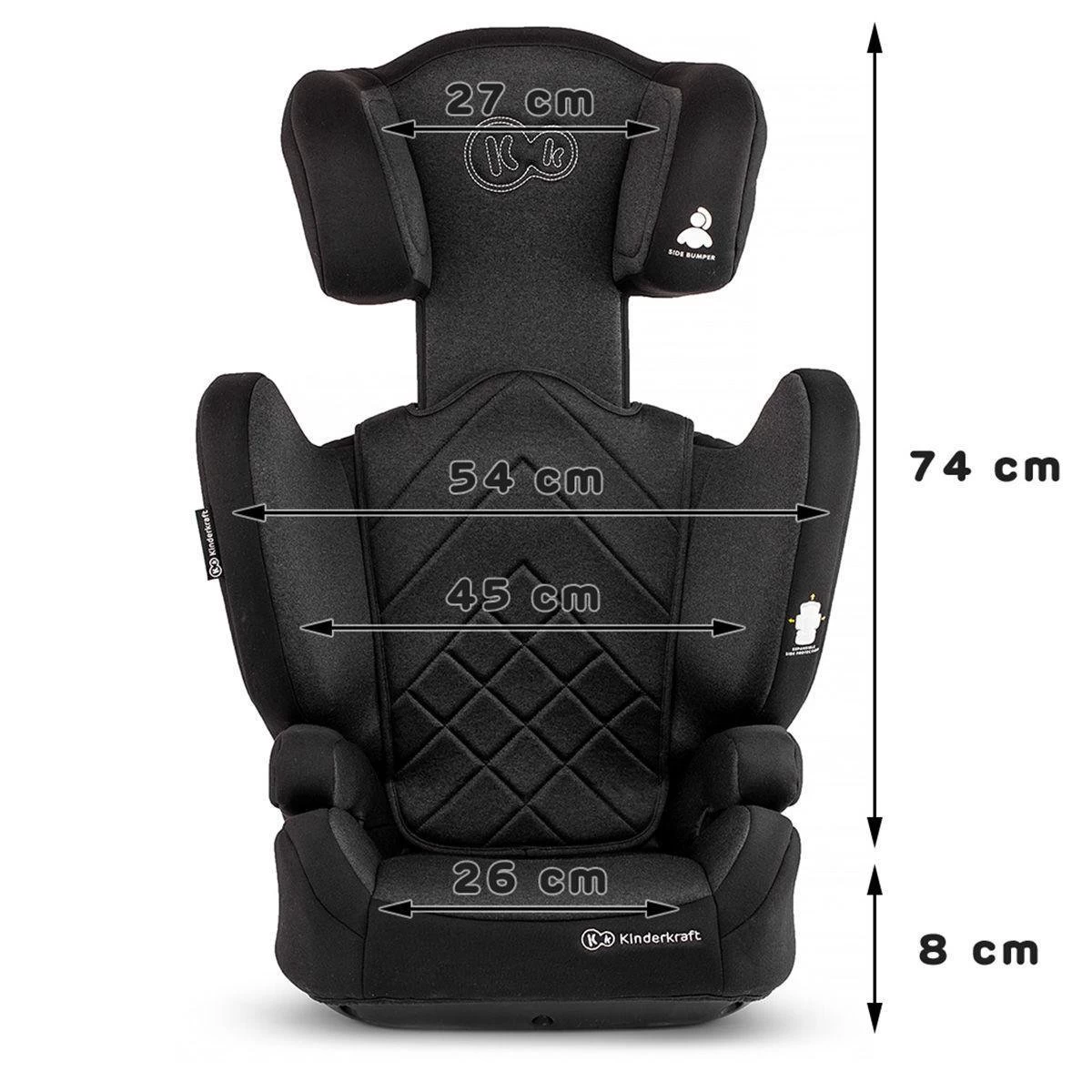 Kinderkraft Xpand Black 15-36 Kg Isofix Autostoel XPANBLK - Afbeelding 7