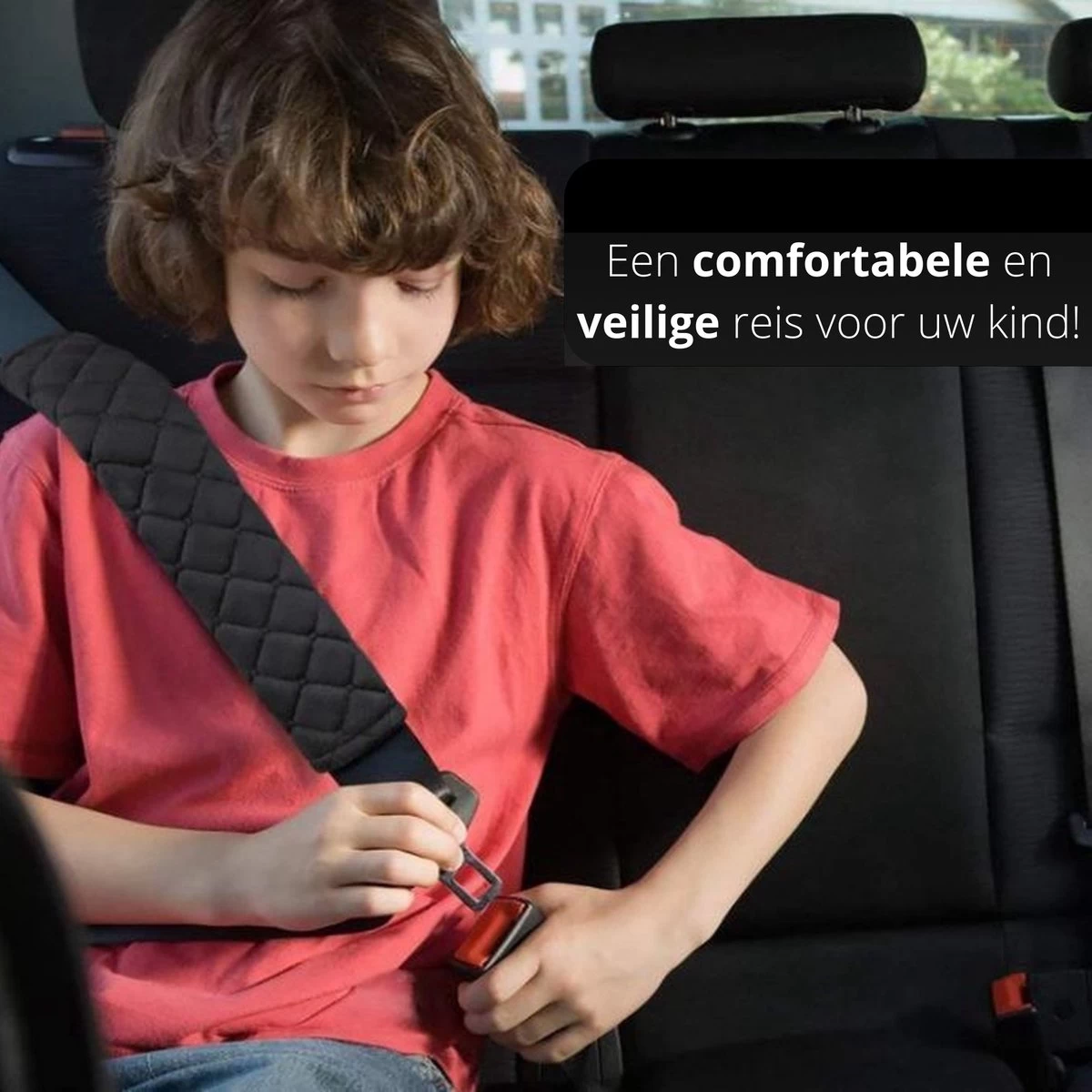 Vianza Zitverhoger Auto Incl. Gordelbeschermer - Kinderzitje Auto - Afbeelding 6