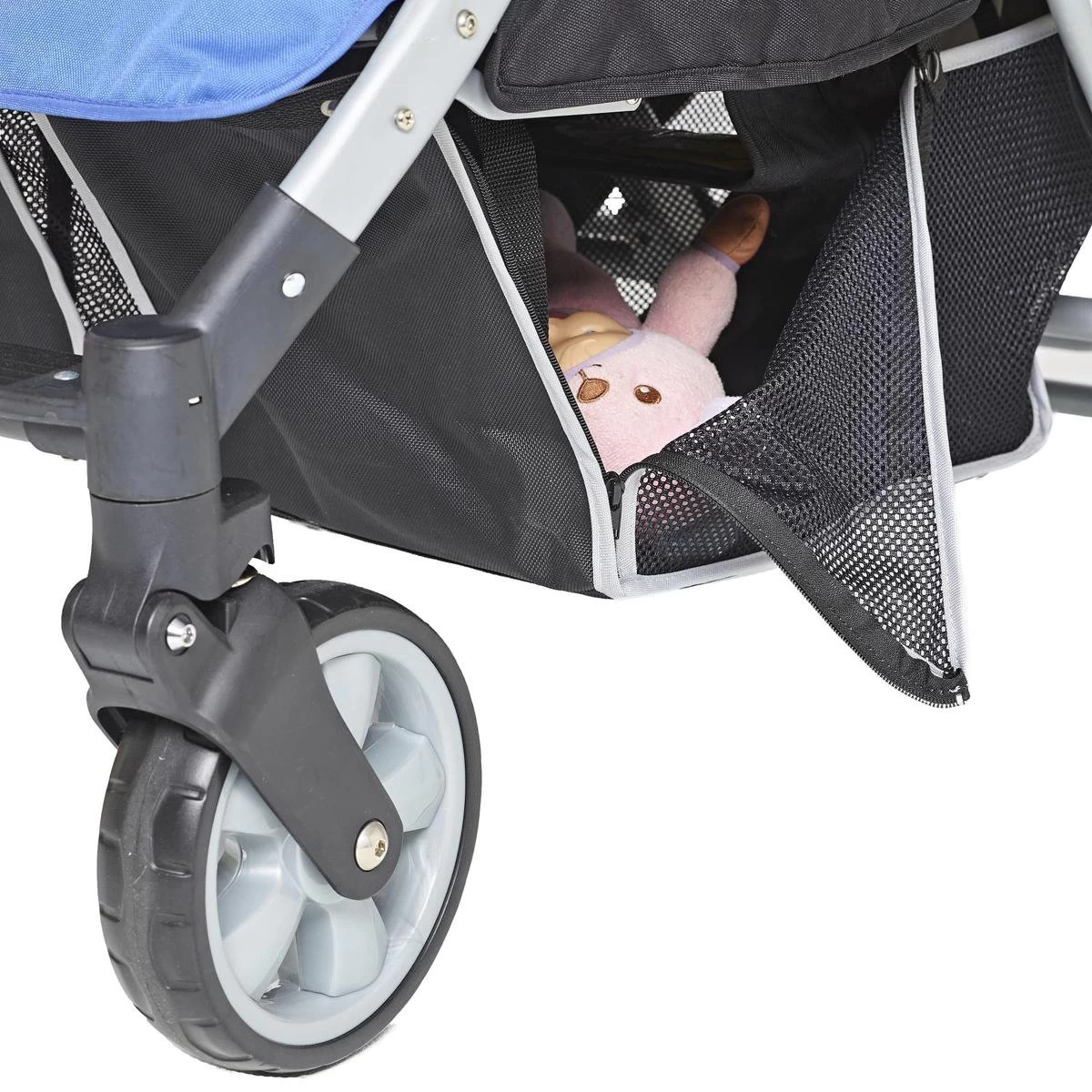 Familidoo Lidoo Star Bb Plus 4 Zits Wandelwagen L Buggy L Kinderwagen 4 Plekken Geschikt Voor 2 Newborn Baby's - Afbeelding 2