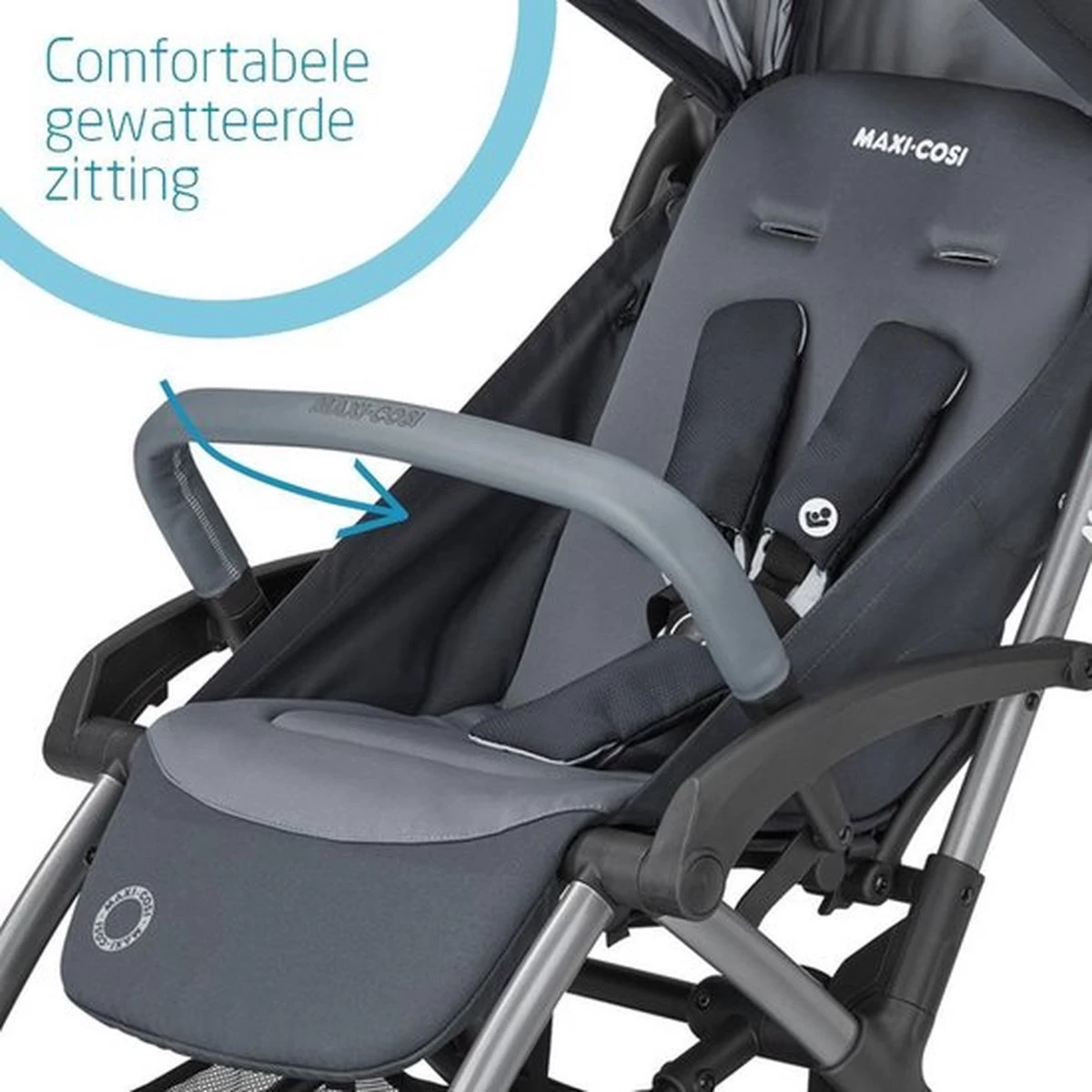 Maxi-Cosi Laika 2 Buggy - Essential Graphite - Afbeelding 15