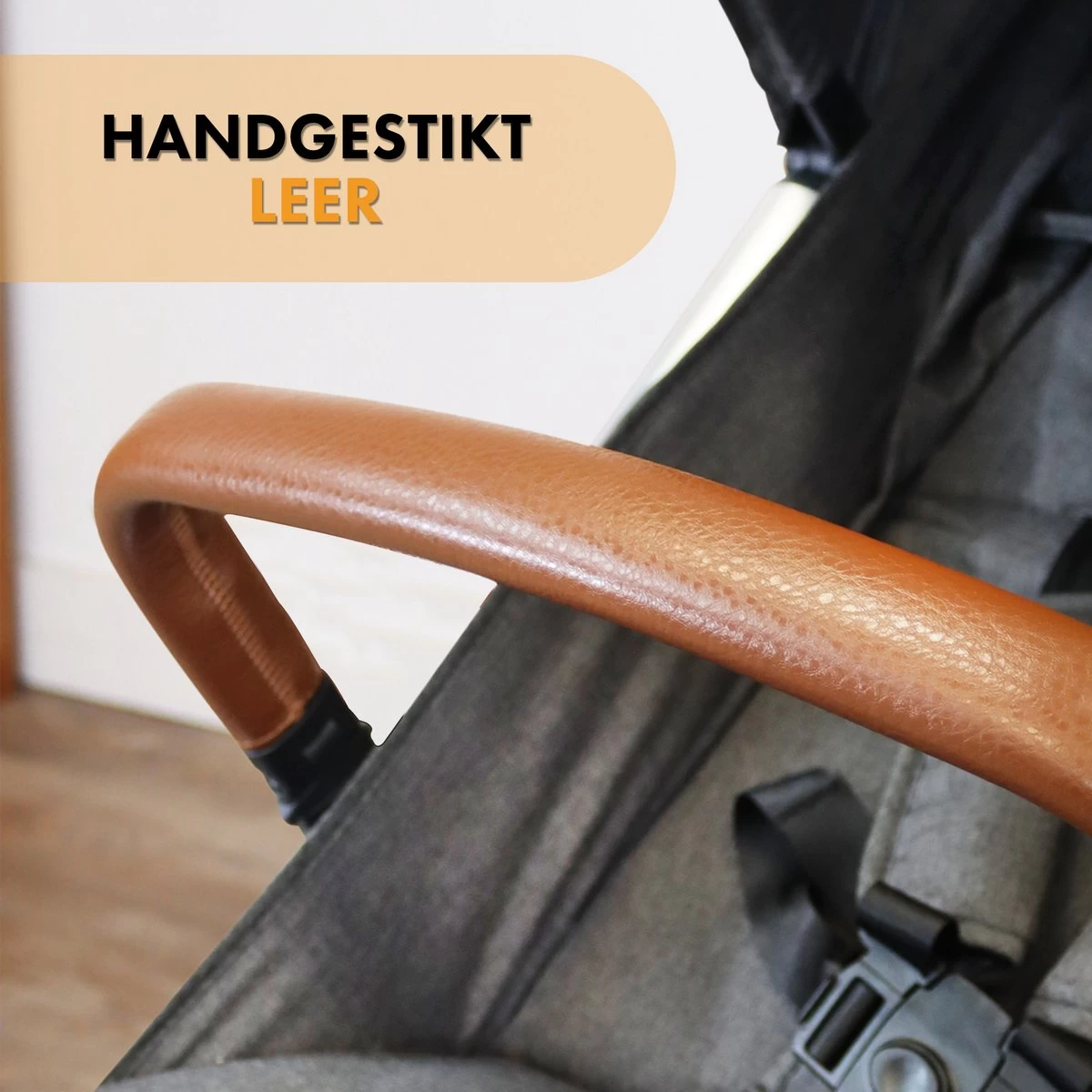 Deryan Rolo Luxe Lichtgewicht Buggy - Grijs - Afbeelding 5