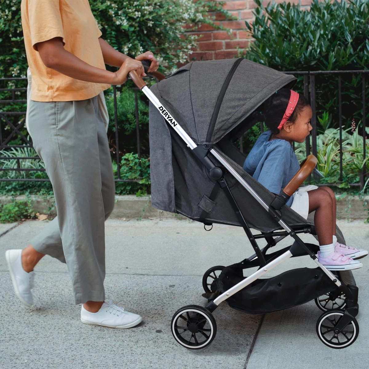 Deryan Rolo Luxe Lichtgewicht Buggy - Grijs - Afbeelding 7