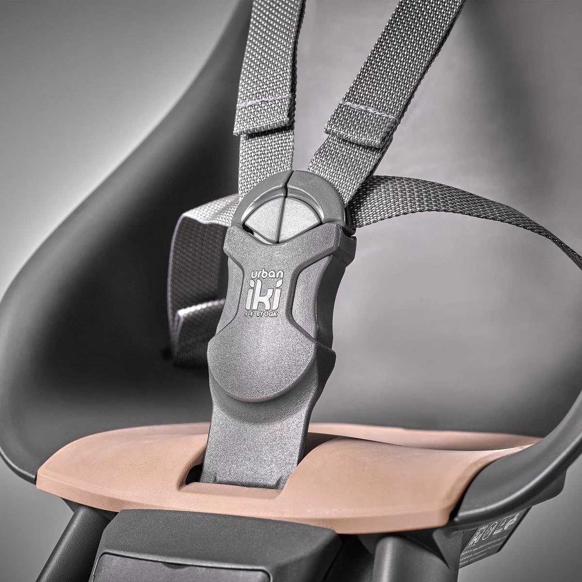 Urban Iki Fietsstoeltje Voor - Bincho Black/Kurumi Brown - Afbeelding 3