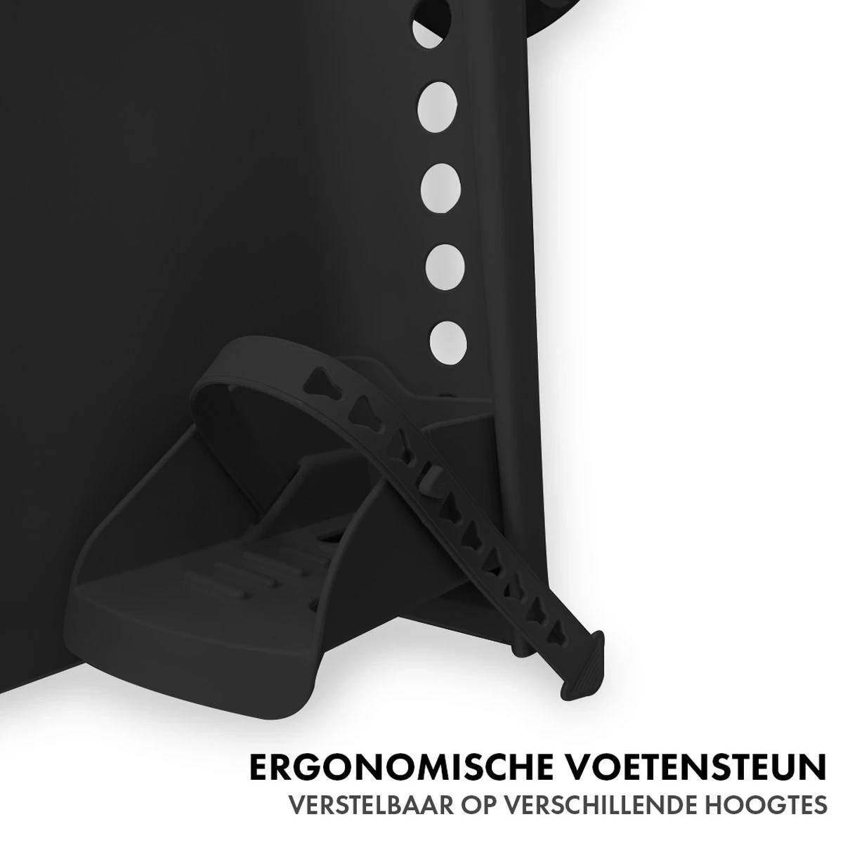 Brioso Fietsstoeltje Achter - Achterzitje Fiets - Kinderzitje Fiets - Zwart/rood - Afbeelding 8