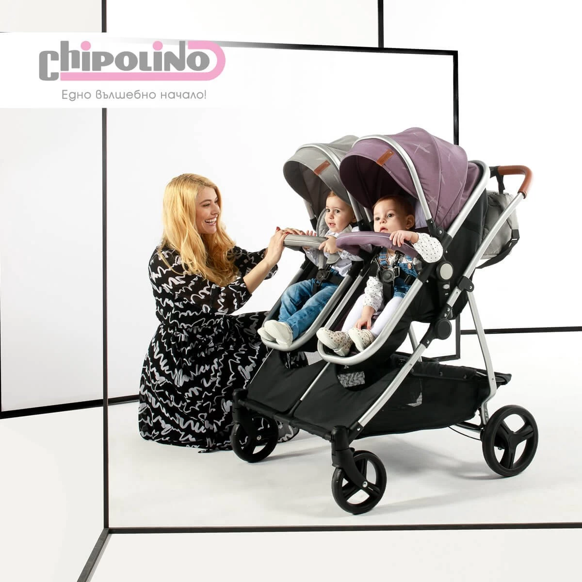 Duo Kinderwagen Chipolino Duo Smart Zwart, Incl. Luiertas - Afbeelding 7
