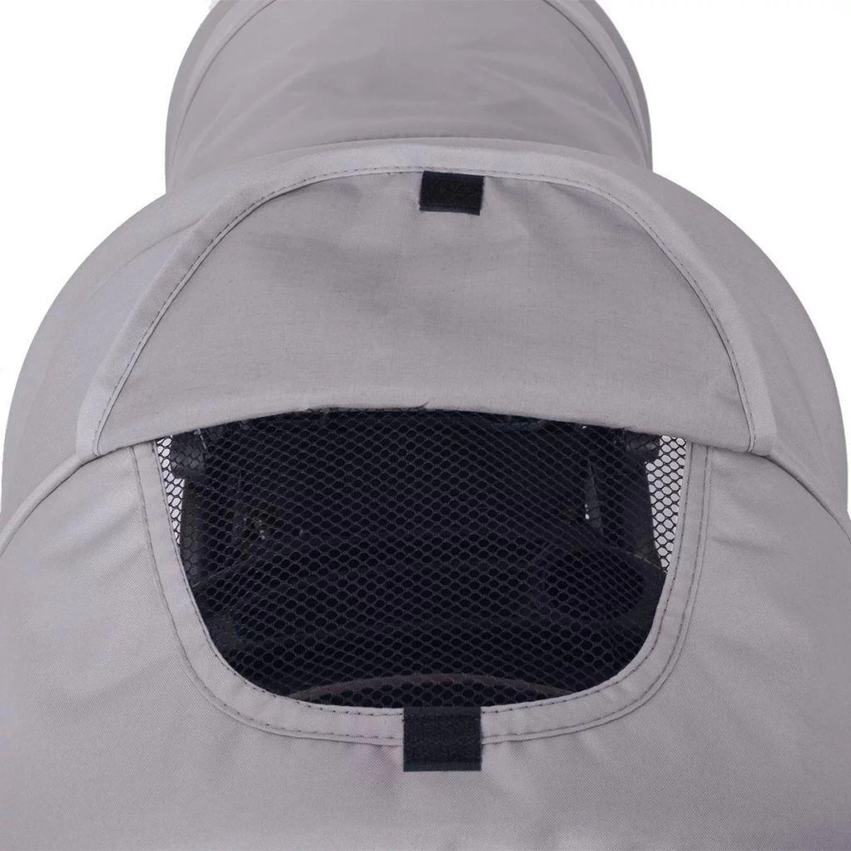 VidaXL Kinderwagen Dubbel Staal Grijs En Zwart - Afbeelding 3