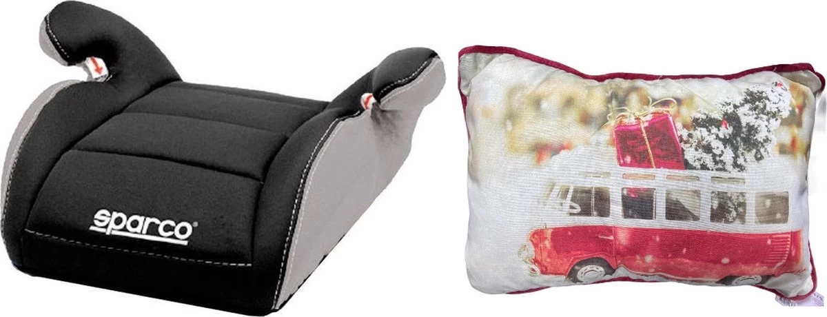 Sparco Zitverhoger Groep 2-3 Zwart/grijs - Afbeelding 3