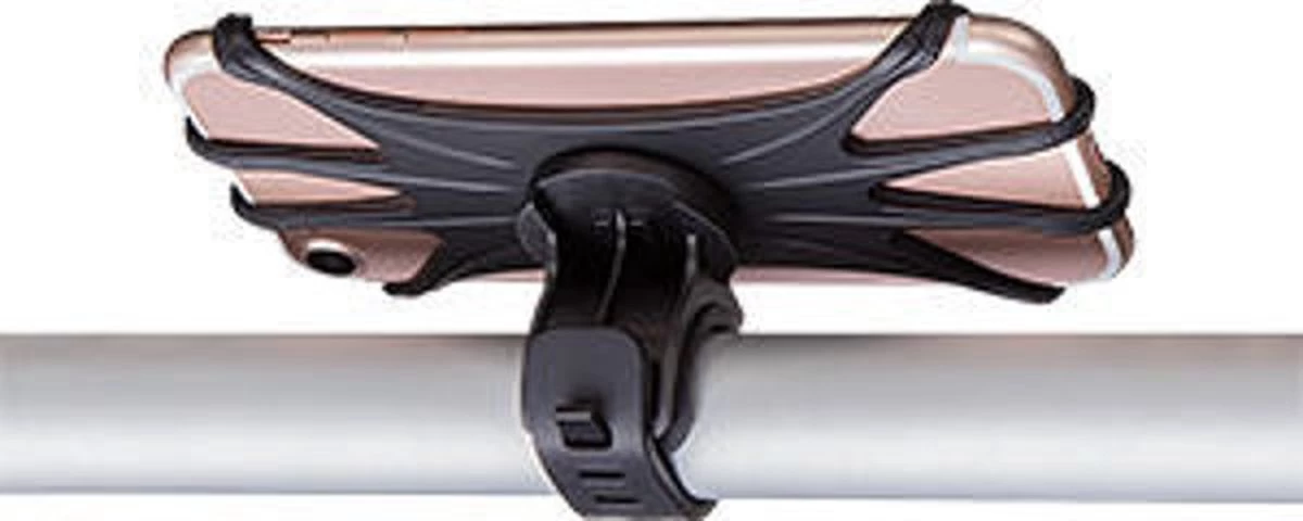 Dooky Telefoonhouder Smartphone Telefoon Houder 360* Rotatie Universeel Kinderwagen Fiets Zwart - Afbeelding 6