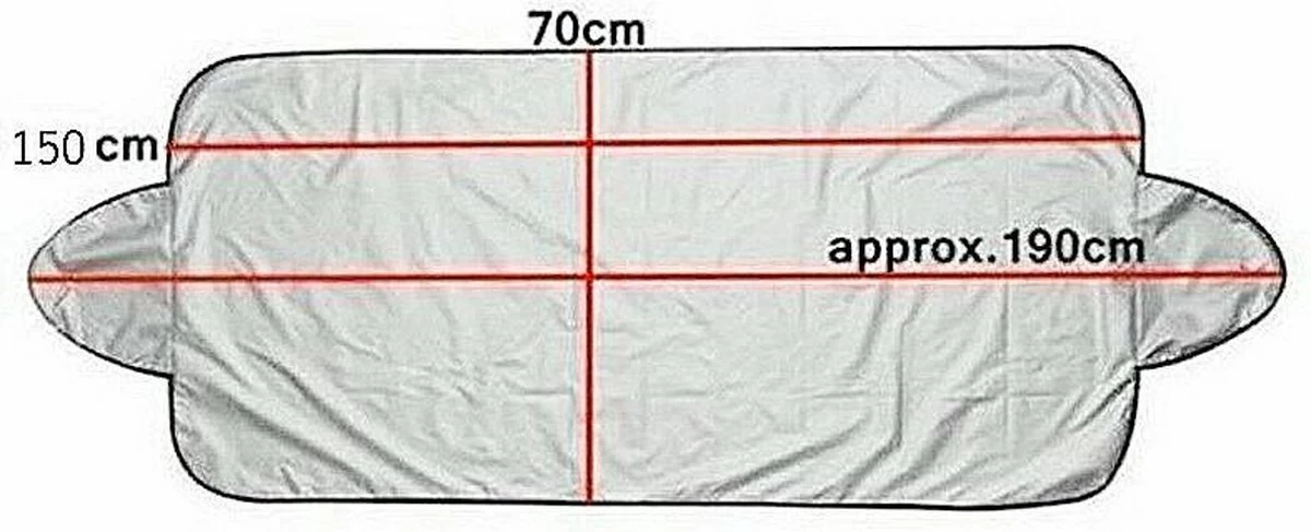 Universele Antivries Scherm Voorruit & Achterruit - Zonnewering / Zonwering Voorraam Beschermer - Autozonwering Autoraam - Aluminium - Universeel - Afbeelding 4