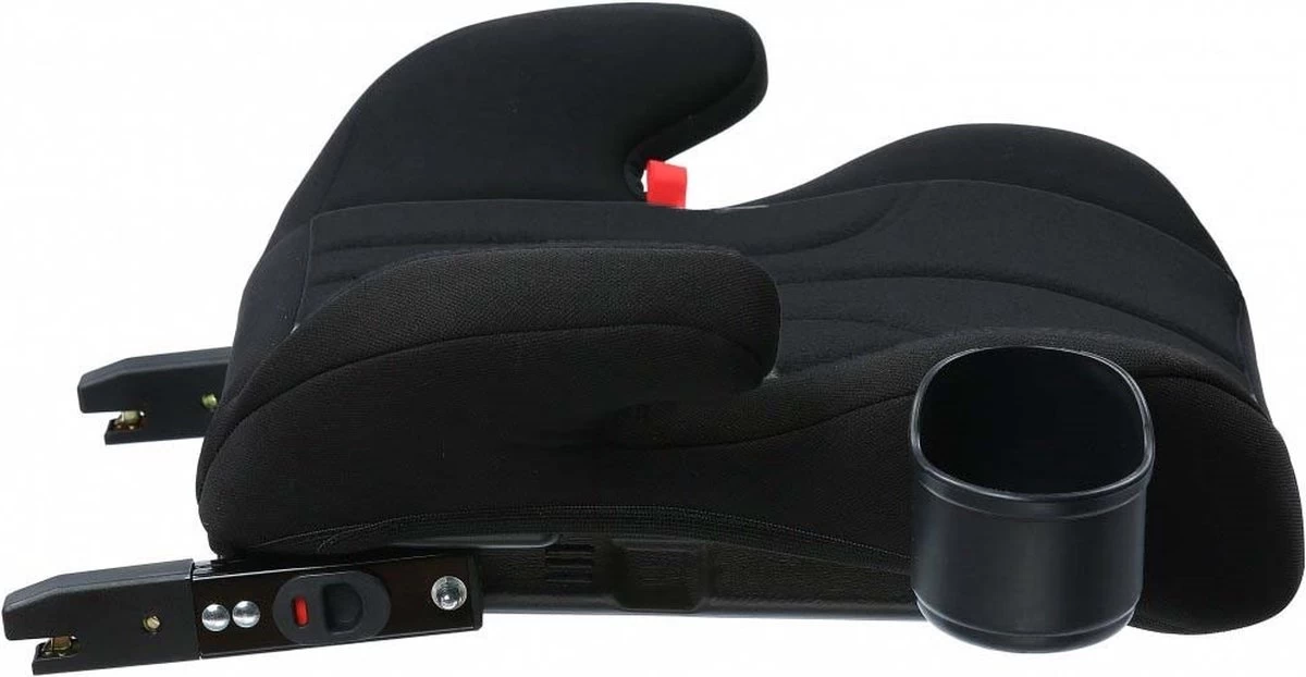 Titaniumbaby ISafety! Booster Zitverhoger - Groep 3 - Isofix - Zwart/Grijs - Afbeelding 3