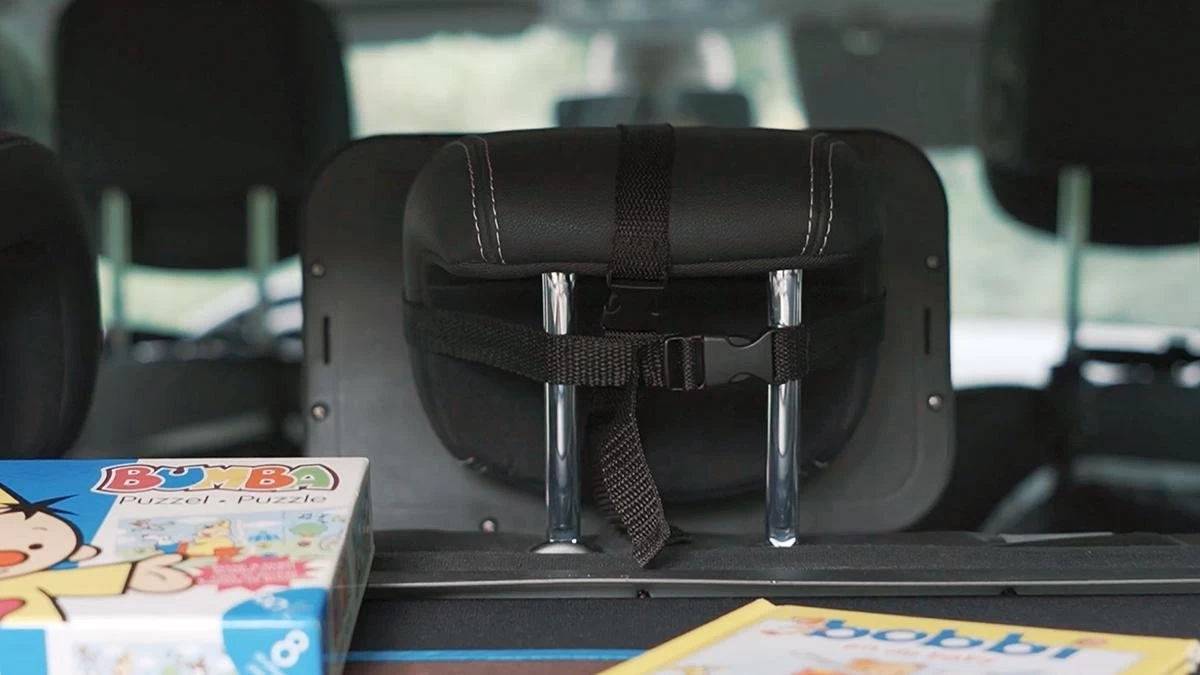 Merkloos Autospiegel Baby - Verstelbare Spiegel Hoofdsteun Autostoel Achterbank - Veiligheidsspiegel - Baby En Kids - 19 X 30cm - 360 Graden Draaibaar - Zwart - Afbeelding 9