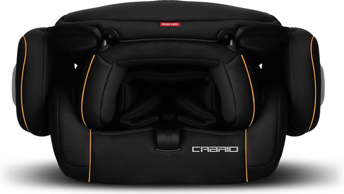 Hamilton By Yoop Cabrio Premium Opvouwbare Autostoel – Veilig, Comfortabel En Lichtgewicht Autozitje – Groep I, II, III Autostoeltje Voor 9 Maanden Tot 12 Jaar – Neon Oranje – ISOFIX Kliksysteem - 1e Opvouwbare Autostoel Ter Wereld - Afbeelding 14