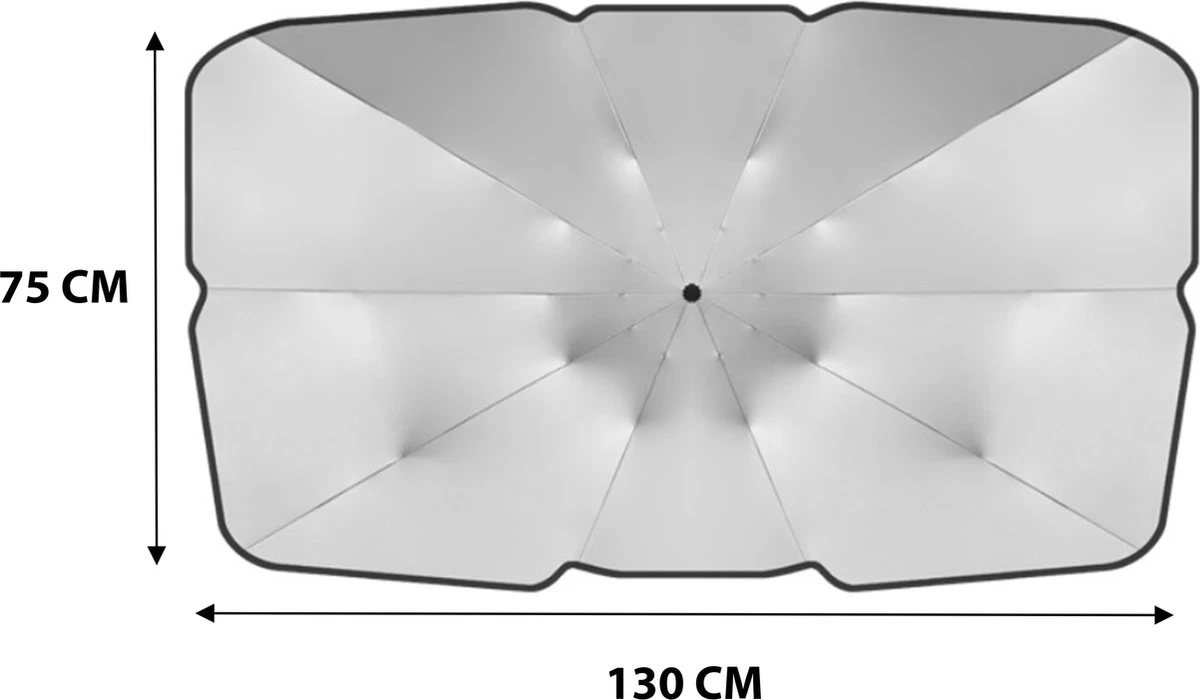 Zonnescherm Auto - Zonwering - Voorruit - UV Protectie - Opvouwbare Paraplu - Rheme - Afbeelding 8