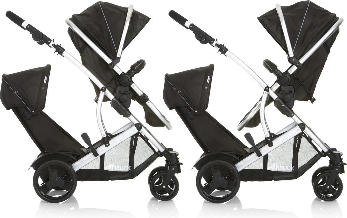 Hauck Duett 2 Duo Kinderwagen - Zwart - Afbeelding 9