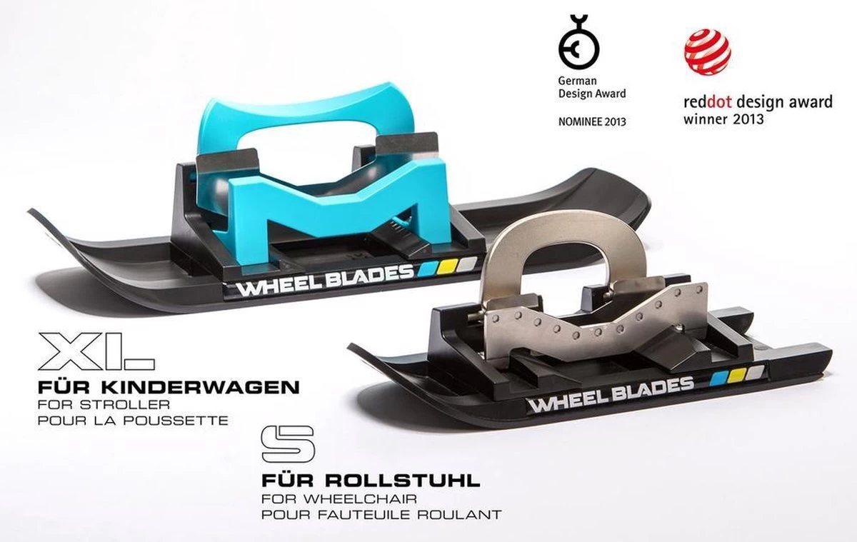 Wheelblades XL Kinderwagenski Rollatorski - Afbeelding 6