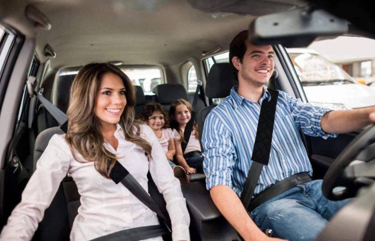 Merkloos Luxe Gordelhoes - Auto Gordelbeschermer - Gordelkussen - Zwart - 2 Stuks Gordelbeschermers - Afbeelding 3