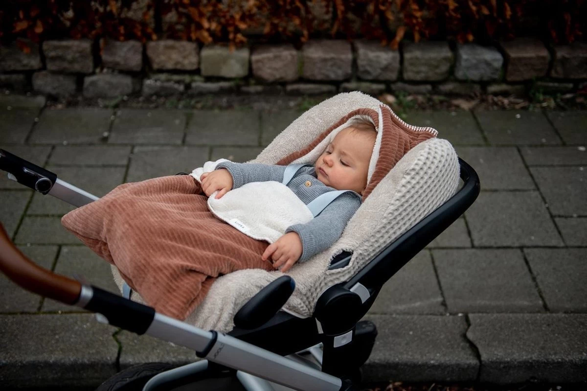 Koeka Hoes Voor Baby Autostoel 0+ Antwerp - Zand - Afbeelding 2
