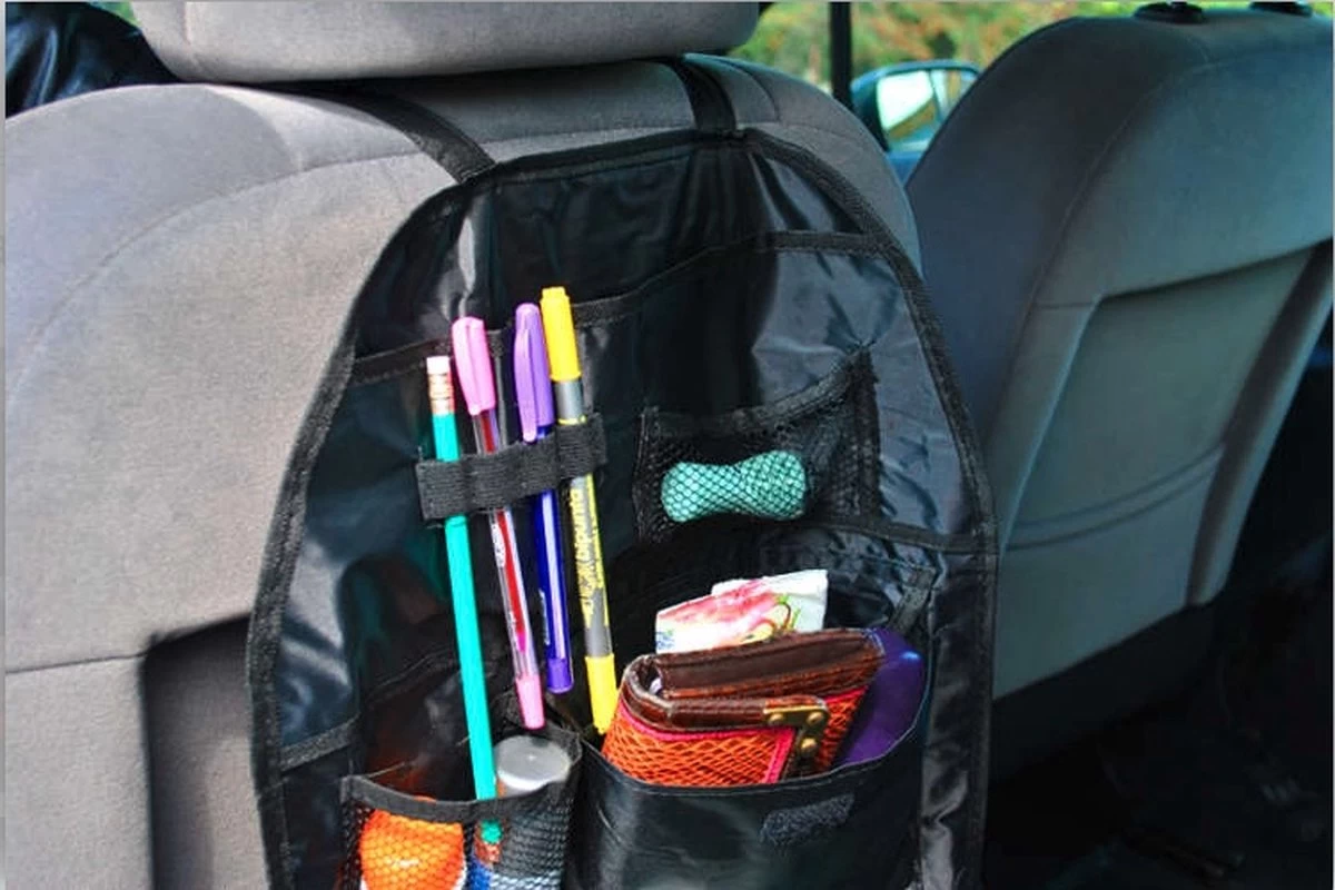 YUNICS® Auto Organizer - Autostoel Organizer - Voor Achterbank - Zwart - Afbeelding 2