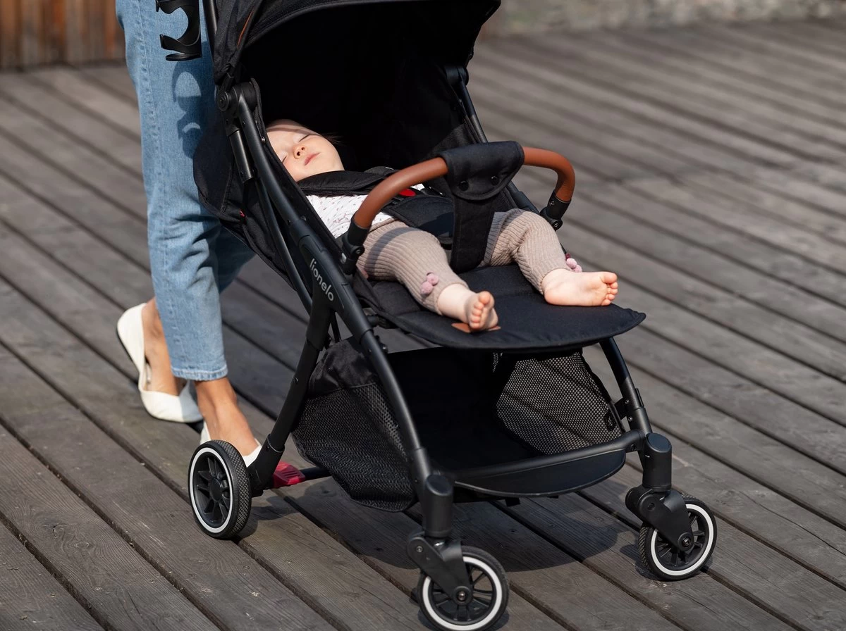 Lionelo Buggy Julie One - Kinderwagen Premium - Automatisch Opvouwen - Wandelwagen Tot 22 Kg - Comfortabele Zitje - Afbeelding 11