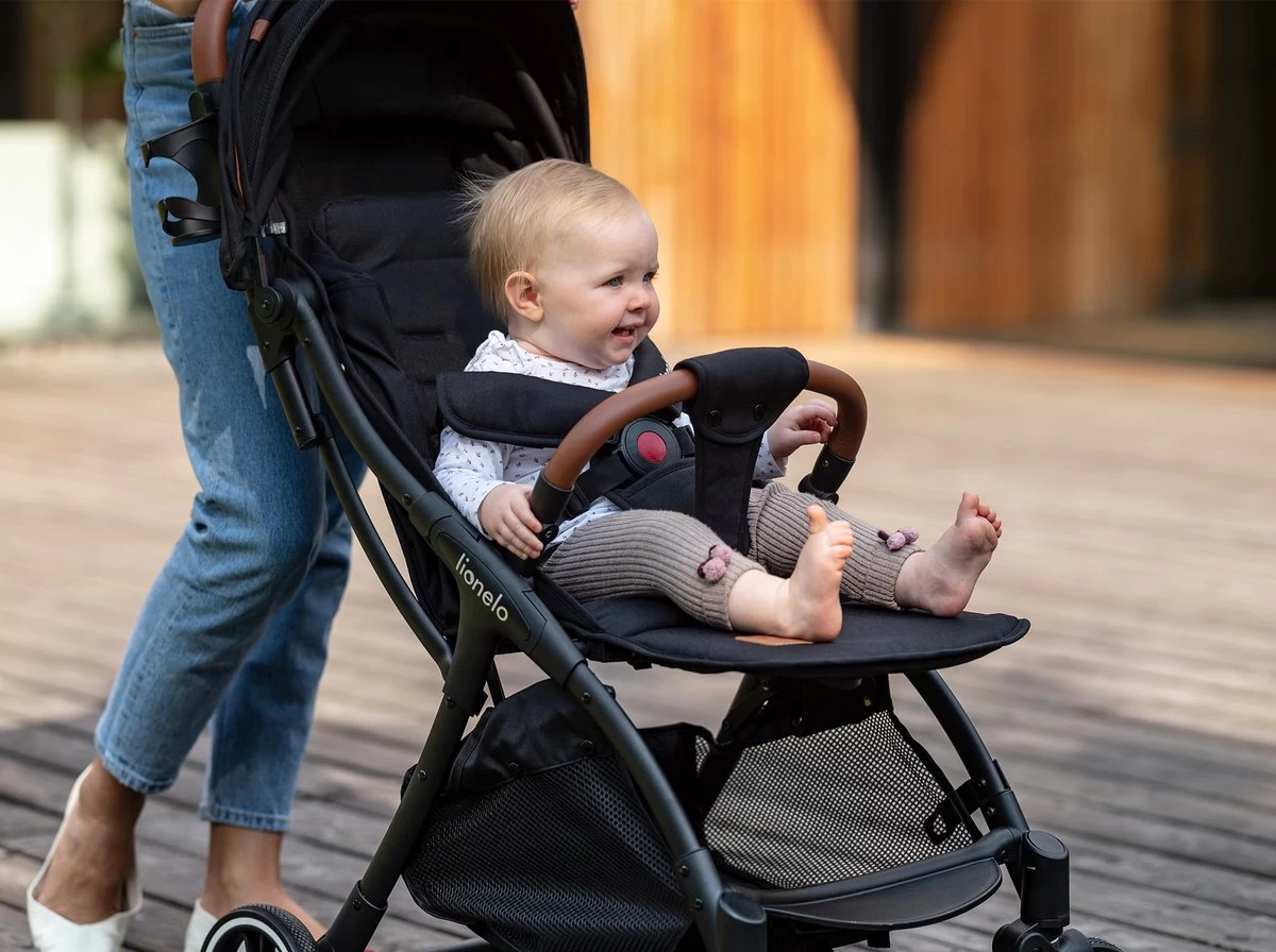 Lionelo Buggy Julie One - Kinderwagen Premium - Automatisch Opvouwen - Wandelwagen Tot 22 Kg - Comfortabele Zitje - Afbeelding 12