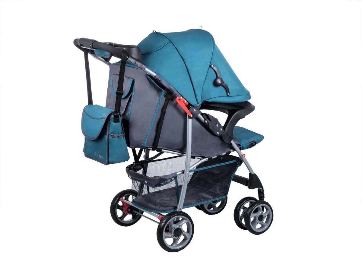 Lionelo Emma Plus – Kinderwagen - Blauw Scandi - 6 Maanden Tot 5 Jaar - Afbeelding 19