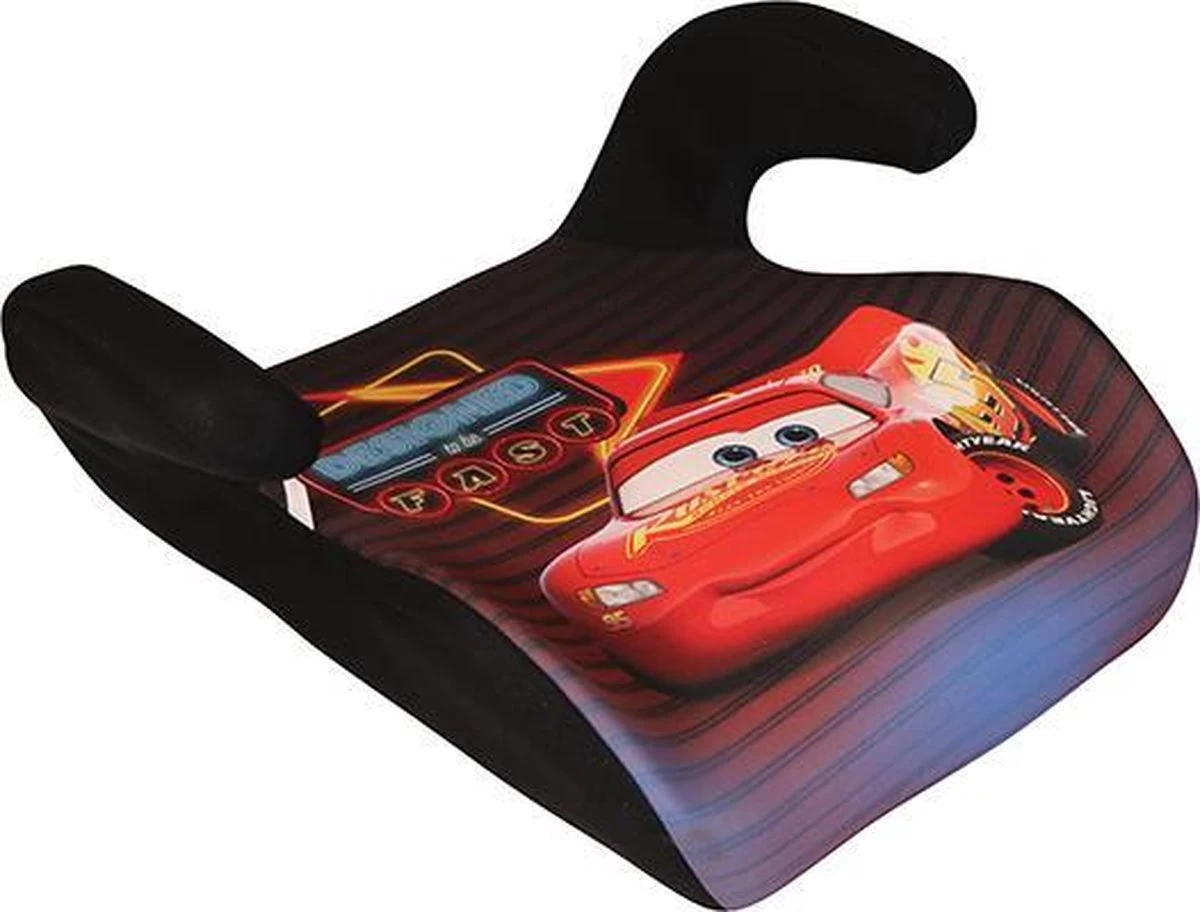 Disney Cars Auto Zitverhoger - Cars - Kinderzitje - Zwart/Wit - Groep 2 En 3