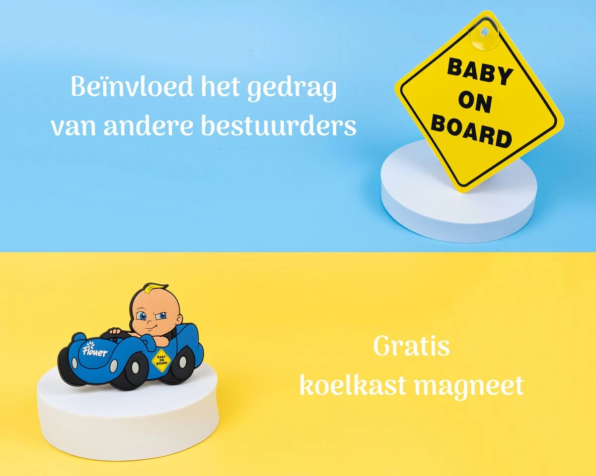 Autospiegel Baby Met Autosticker - Baby Spiegel Auto - Achteruitkijkspiegel - Baby Autospiegel - Verstelbaar - Afbeelding 3