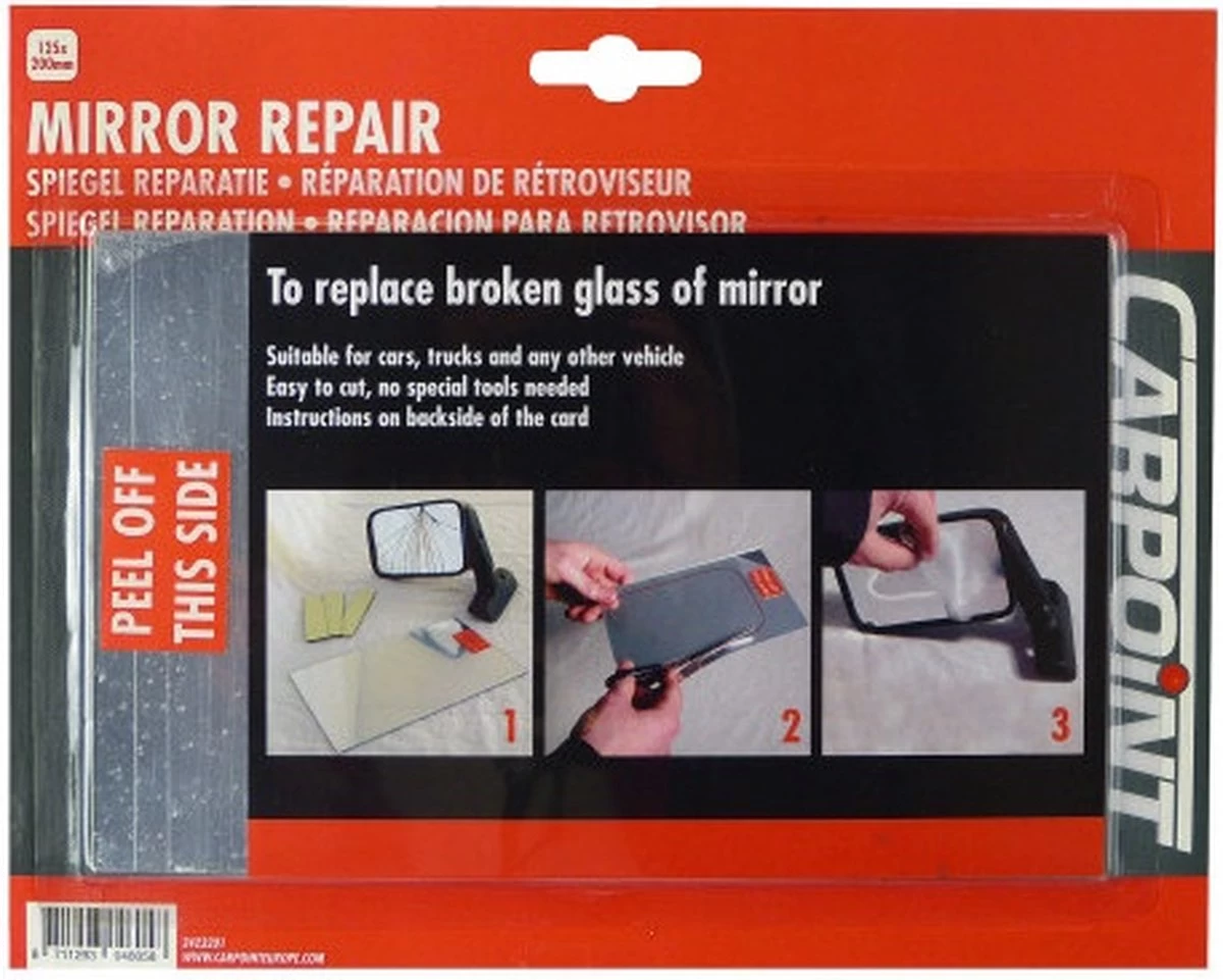 Carpoint Spiegel Reparatiekit - 12,5 X 20 Cm - Afbeelding 6