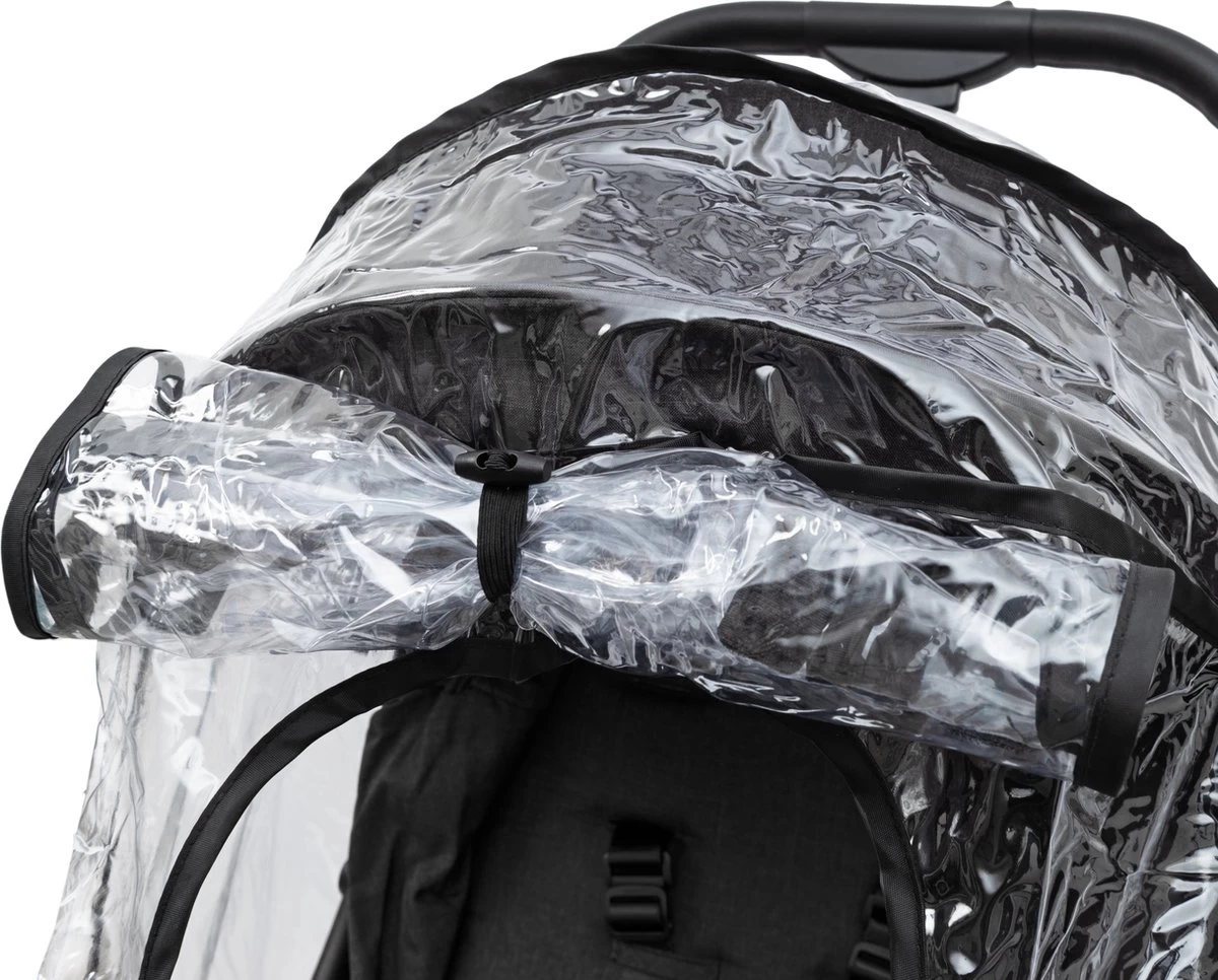Hamilton By Yoop Buggy Regenhoes - Waterdicht Winddicht En Stofdicht Regenscherm Met Klittenbandsluiting - Transparant Weerschild Kinderwagen - Afbeelding 7
