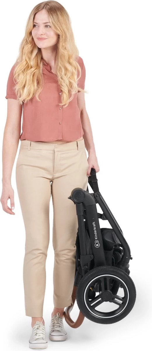 Kinderkraft B-Tour Ash Grey 3-in-1 Combi Kinderwagen Incl. Autostoel KSBTOU00DGR3000 - Afbeelding 18