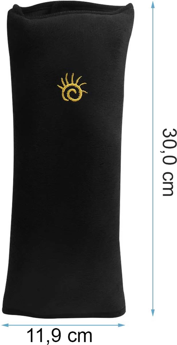 Gordelbeschermer Zwart Auto - Gordelkussen Kind - Slaapkussen - Nekkussen Kind Auto - Autogordel Kussen - Autogordel Beschermer - Auto Accessoires - Auto Accessories Interieur - 2 Stuks - Afbeelding 6