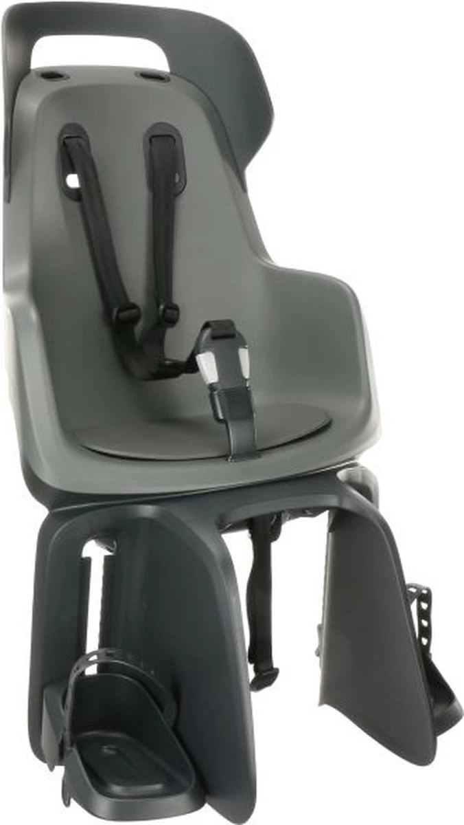 Bobike Maxi Go Fietsstoeltje Achter BD - Macaron Grey - Afbeelding 2