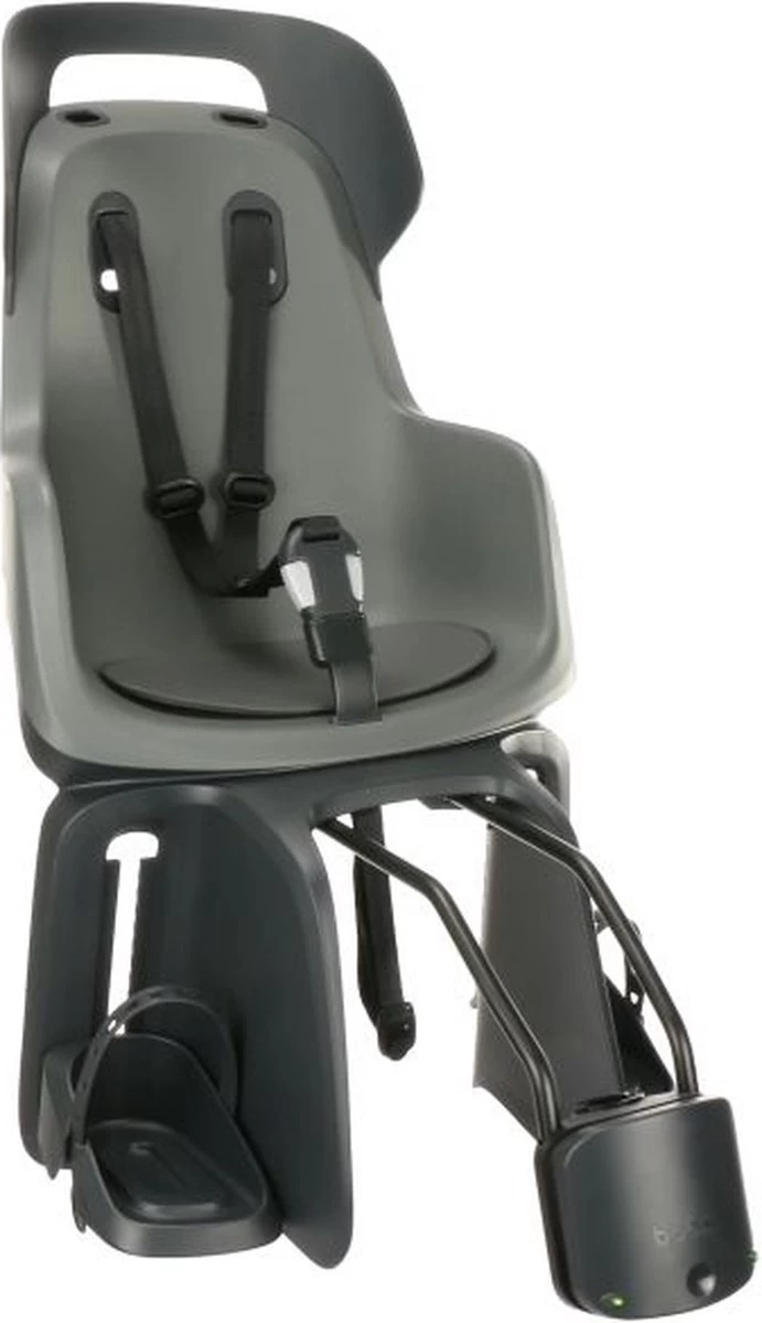 Bobike Maxi Go Fietsstoeltje Achter - Macaron Grey - Afbeelding 3