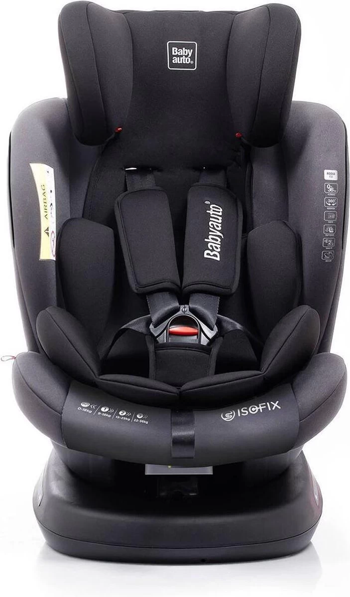 BabyAuto Rodia Group 0+/1/2/3 Zwart/grijs - Afbeelding 5