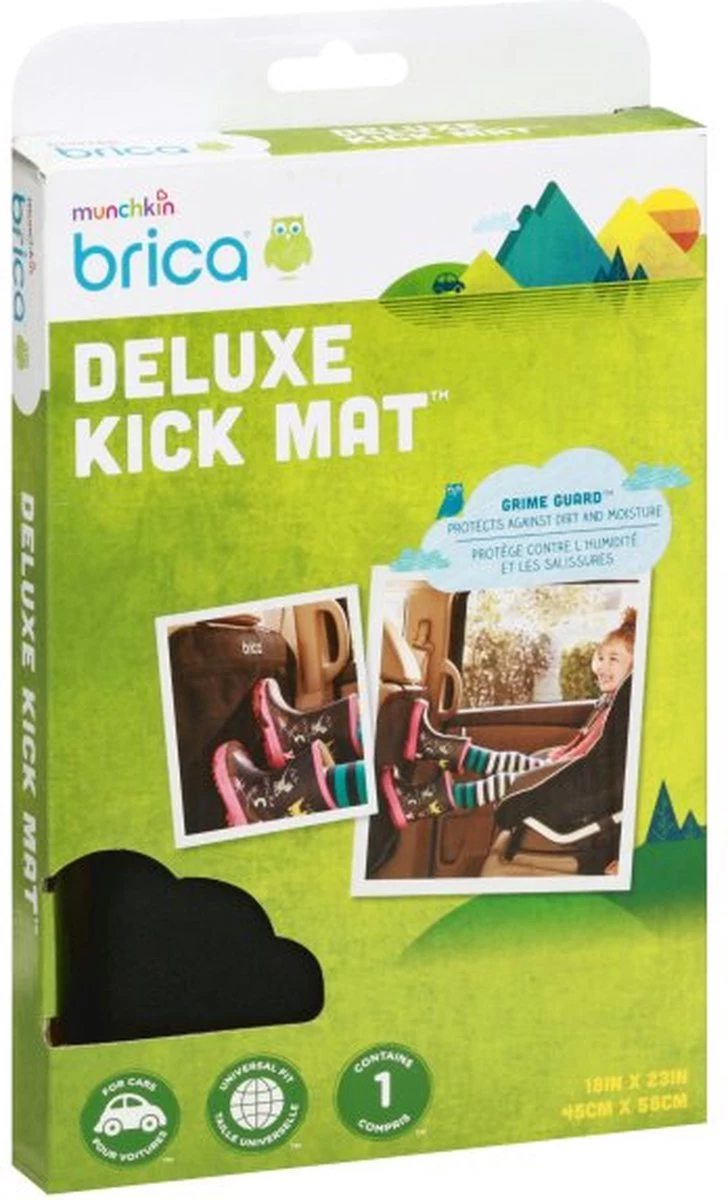 Munchkin Brica De Luxe Kick Mat, Stoelbeschermer Auto - Afbeelding 6
