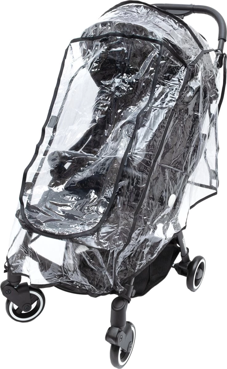 Hamilton By Yoop Buggy Regenhoes - Waterdicht Winddicht En Stofdicht Regenscherm Met Klittenbandsluiting - Transparant Weerschild Kinderwagen
