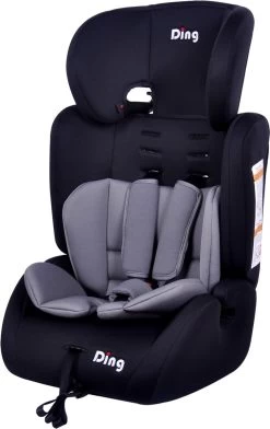 Ding Bas Autostoel - 9 Tot 36 Kg - Grijs - Autostoel Groep 1/2/3