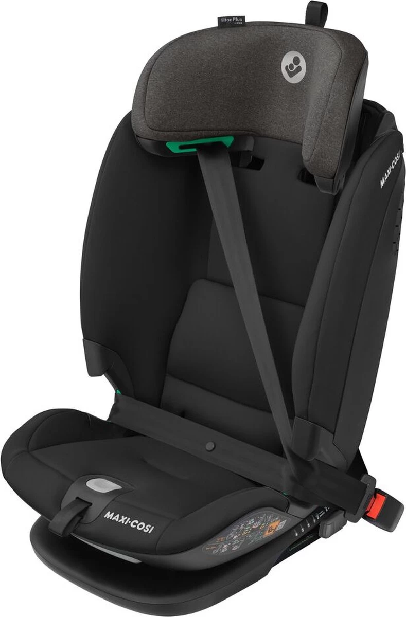 Maxi-Cosi Titan Plus I-Size Autostoeltje - Authentic Black - Vanaf Ca. 15 Maanden Tot 12 Jaar - Afbeelding 3