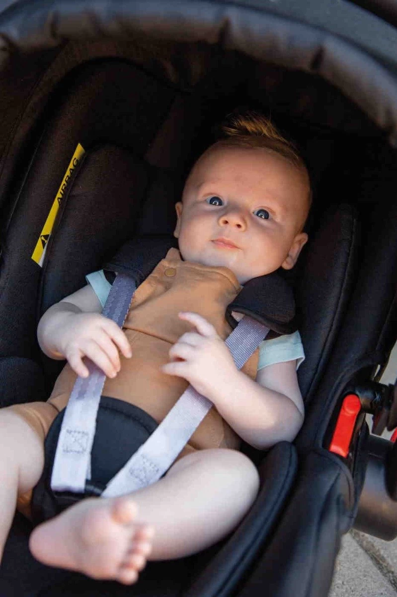 Ding Juna Kinderwagen 3 In 1 - Beige/Rose - Combi Kinderwagen Incl. Autostoel - Afbeelding 11