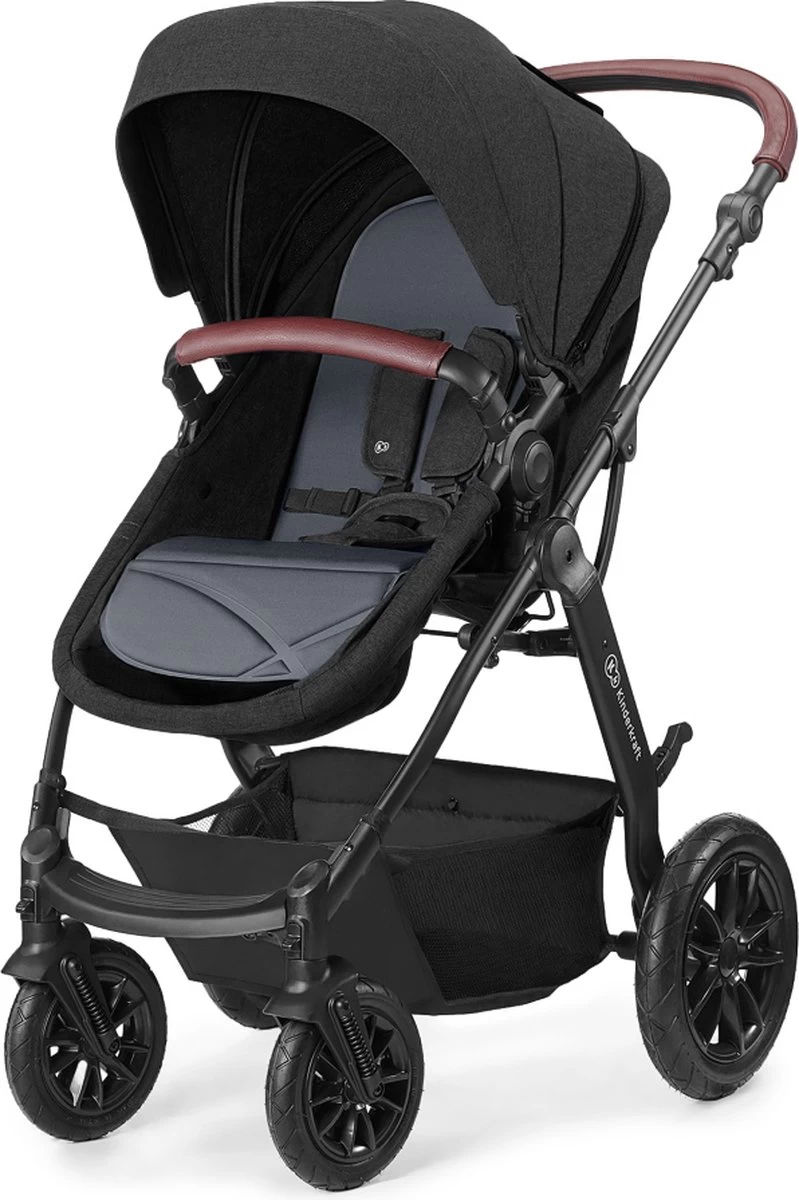 Kinderkraft Xmoov Black 3-in-1 Combi Kinderwagen Incl. Autostoel XMOVBLK30000 - Afbeelding 5